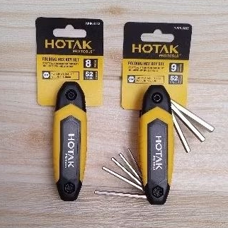 HOTAK folding hex key set // kunci L set lipat