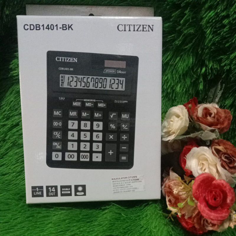 

kalkulator citizen CDB 1401-BK original murah