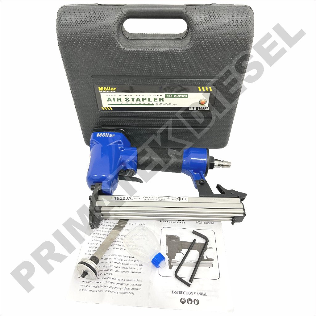 

Mesin Staples Paku Tembak MOLLAR 1022JA KODENKI / Air Nailer Tipe U Paku Tembak Angin 1022 JA MOLLAR / Air Nailer Gun Nailer MOLLAR 1022JA - Stapler Staples Angin 1022 JA MOLAR