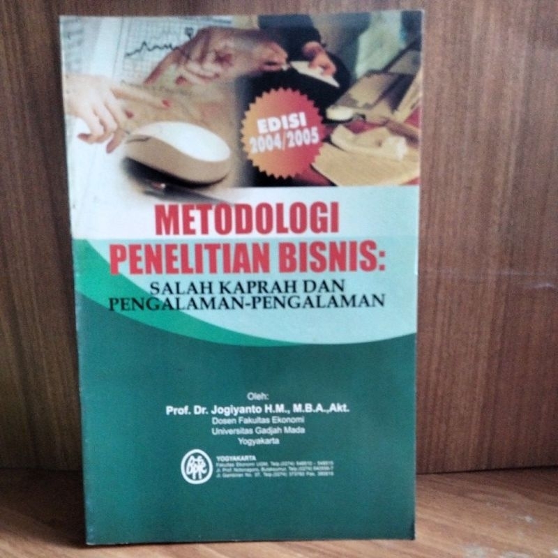 METODOLOGI PENELITIAN BISNIS.