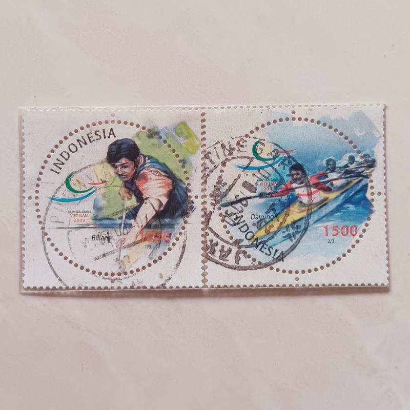 

(AB) Perangko Indonesia 2003 Sea Games XII Set 2 pcs Used