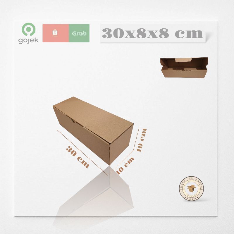 

kardus ukuran 30x10x10 cm die cut model pizza