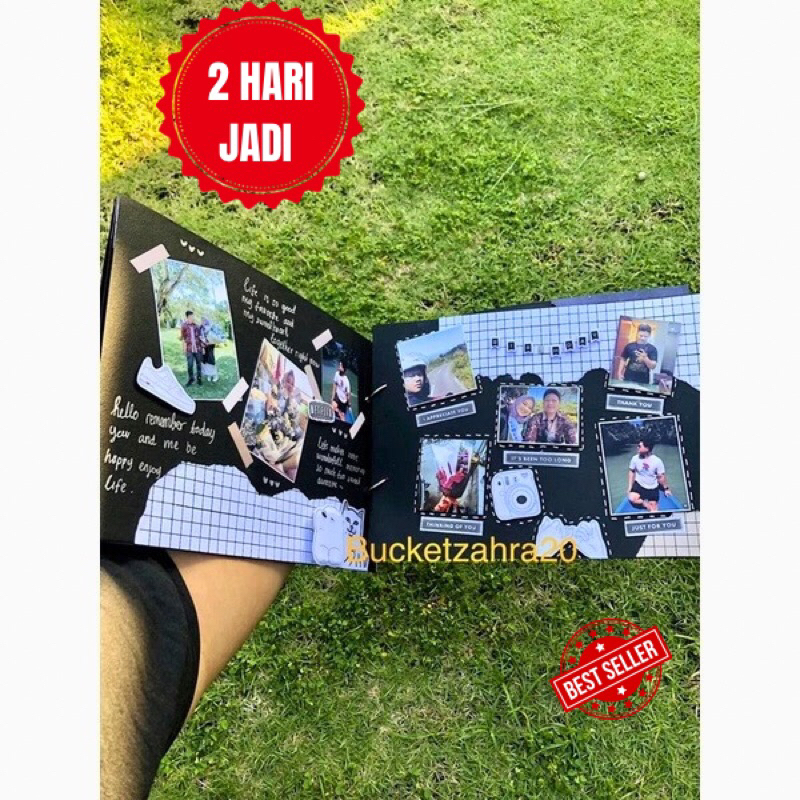 scrapbook kado ulang tahun anniversary untuk pacar sahabat kejutan kado