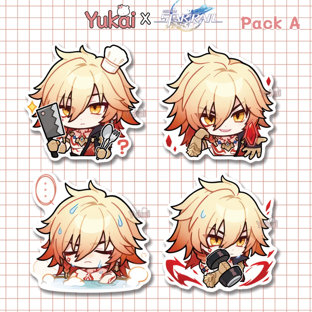 

Stiker Mydei Honkai Star Rail (HSR) Premium - Sticker Pack Anime Waterproof