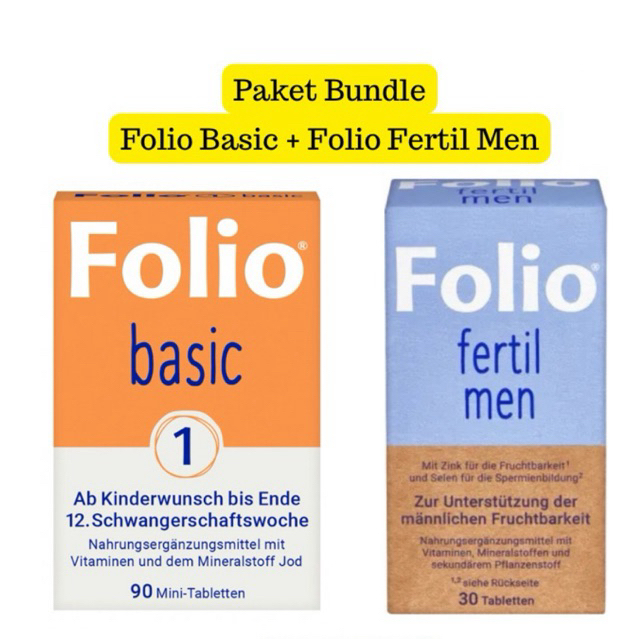Folio Fertil Men Folio Basic Paket Bundle
