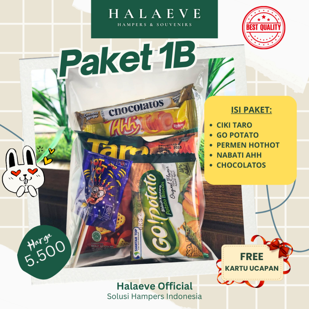 

Paket Snack Ulang Tahun Anak 4000 | 1B Hampers Ciki Susu Termurah | Goodie Bag Ultah - HALAEVE