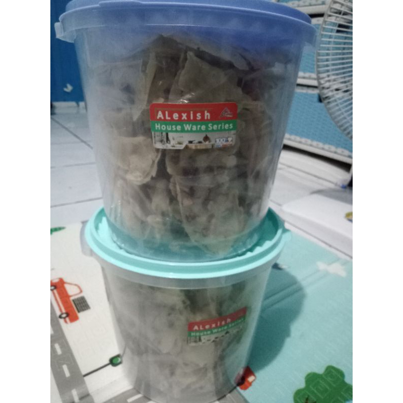 Peyek Kacang Peyek Rebon Peyek Kacang ijo Gurih Renyah Bikin Nagih berat 500gr+toples