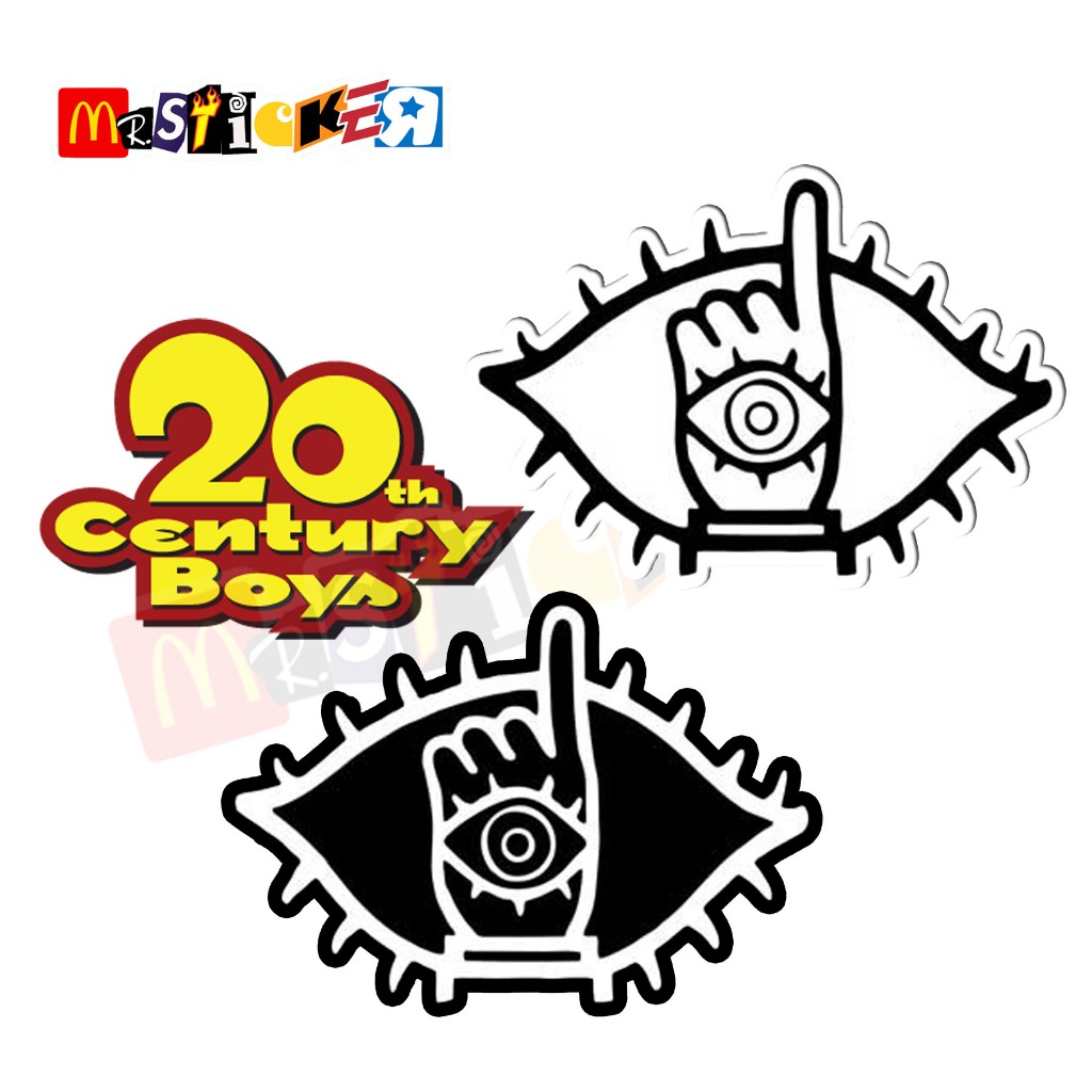 

sticker 20th Century Boys logo tomodachi diecut stiker manga shonen