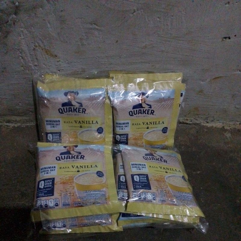

QUEKER Sasetan rasa vanilla 1pcs isi 10