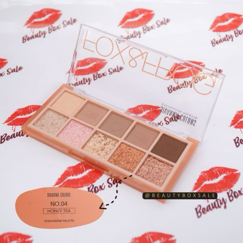 PRELOVED ‼️ Sivanna colours eyeshadow FOX & FROG ISI 10