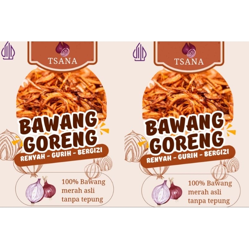 

bawang goreng premium tanpa campuran