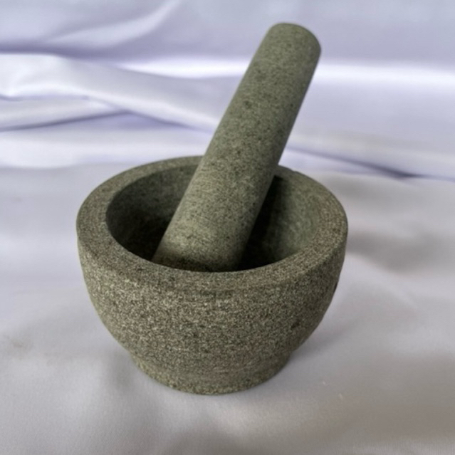 Lumpang Alu Tumbukan ulekan sambal Batu Andesit Batu Kali