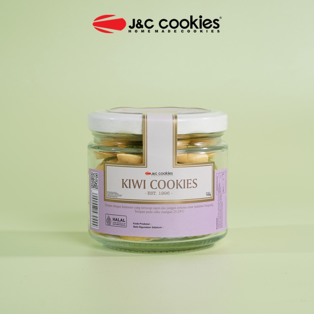 

Kue Kering Kiwi Cookies JNC J&C Cookies Jar Kaca