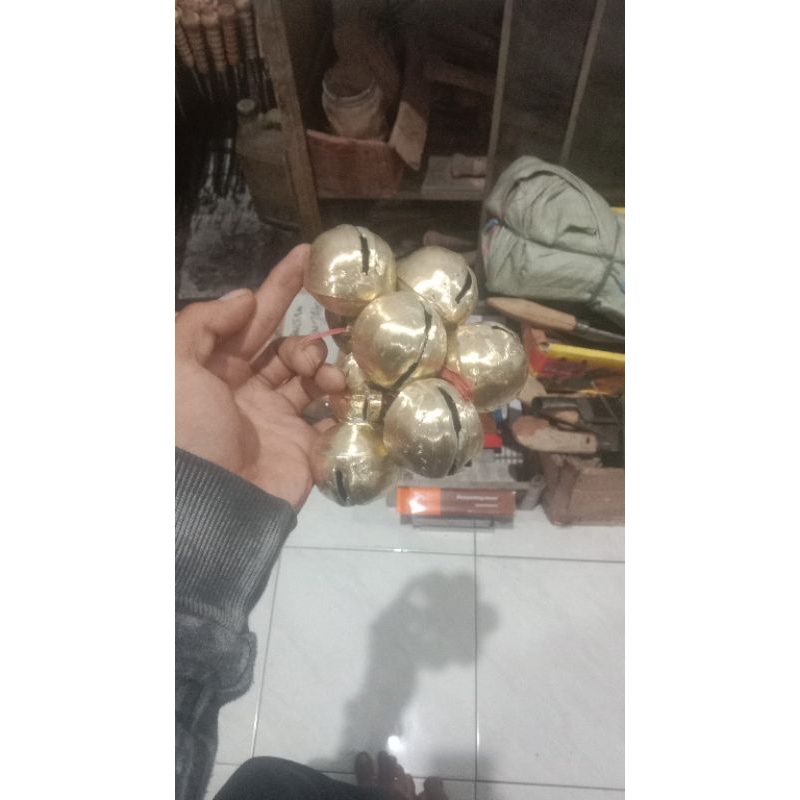 klinting sapi kuningan ukuran sedang