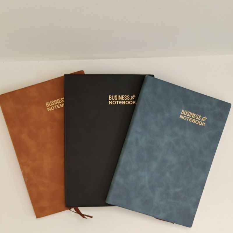 

NOTEBOOK FANCY 25-57 BUSSINESS A5 118 LEMBAR COVER KULIT JURNAL MEMO DIARY HARIA MEETING CATATAN