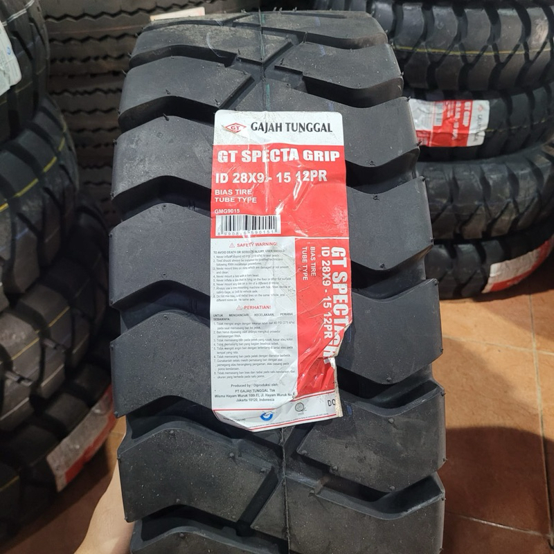 Ban Forklift Gajah Tunggal 28X9-15 GT Specta Grip 28 9 15 Forklift hidup