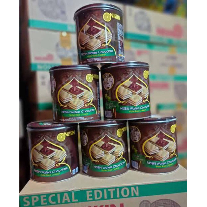 

Nissin Waffer Special Edition 300 gr 1Dus Coklat Wafer isi 6 Kaleng Cokelat