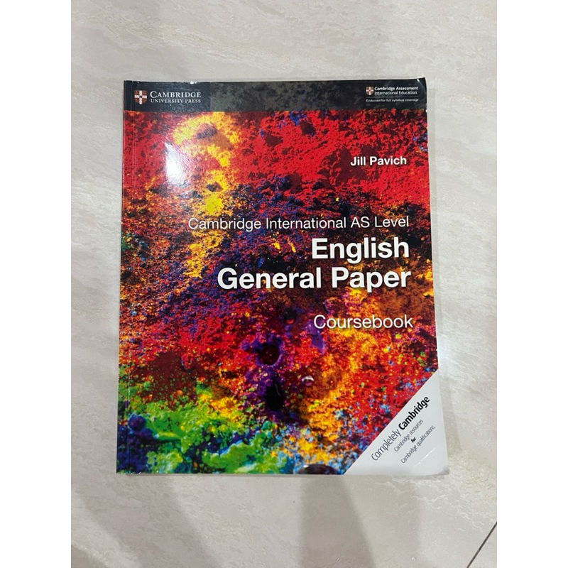 preloved cambridge international AS level English General paper coursebook