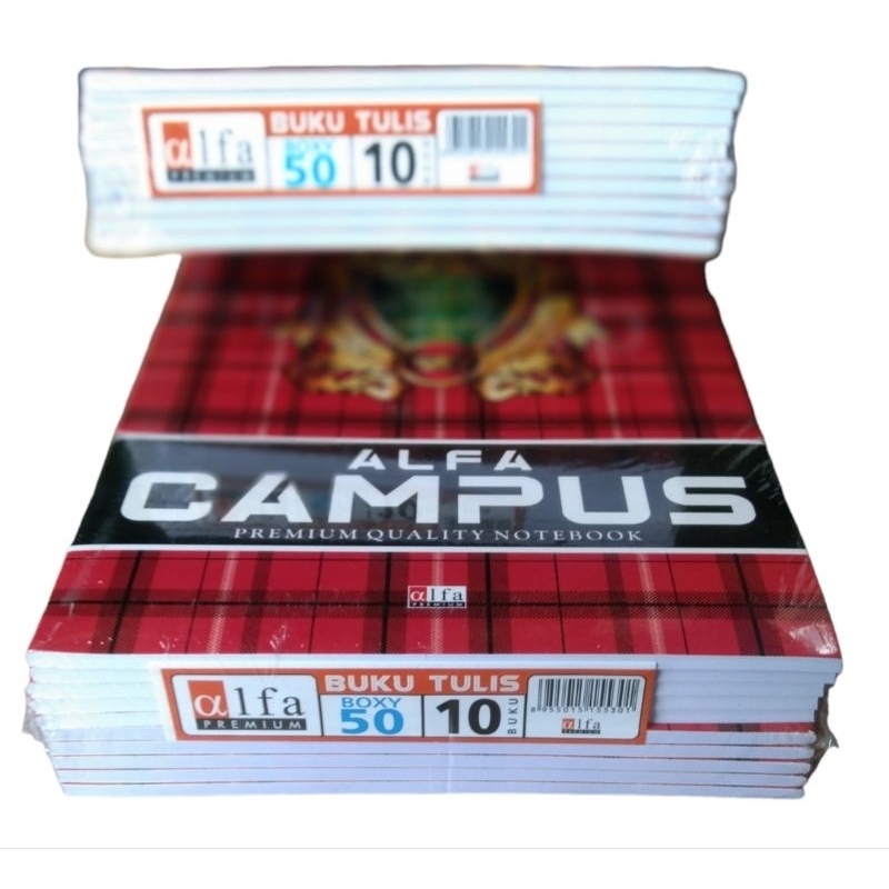 

Buku Alfa Campus 50 Lembar Isi 10 Buku Per Pack Gramasi 70 Gsm