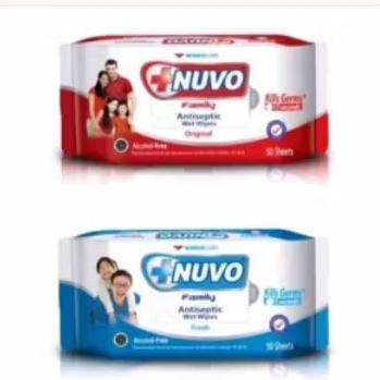 Nuvo Wet Wipes 50s