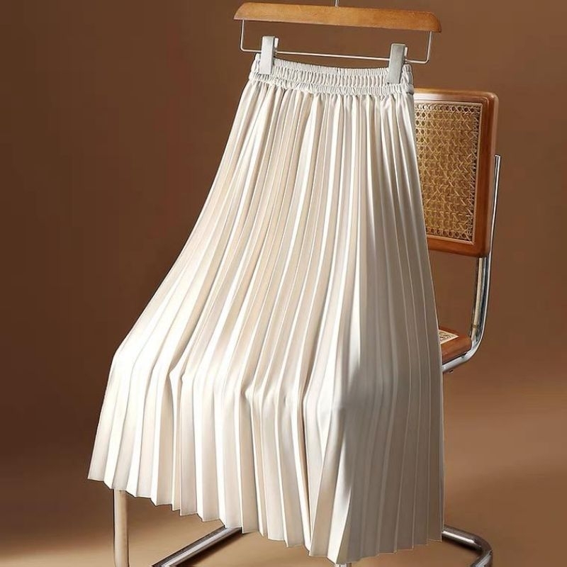 Rok Plisket Bahan Casebo Premium Standar dan Jumbo