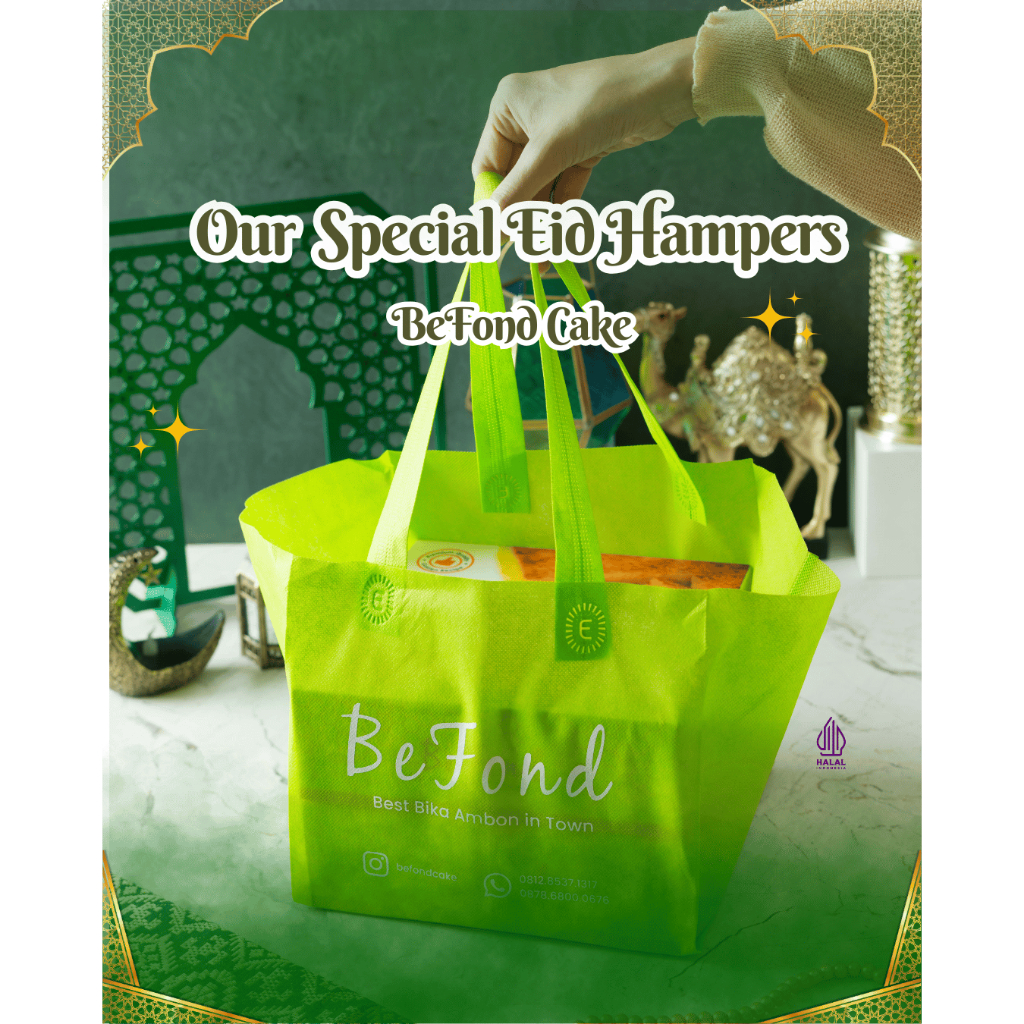 

BeFond Hampers Lebaran I Hampers Idul Fitri I Cake I Bika Ambon I Fluffy Cake I Brownies