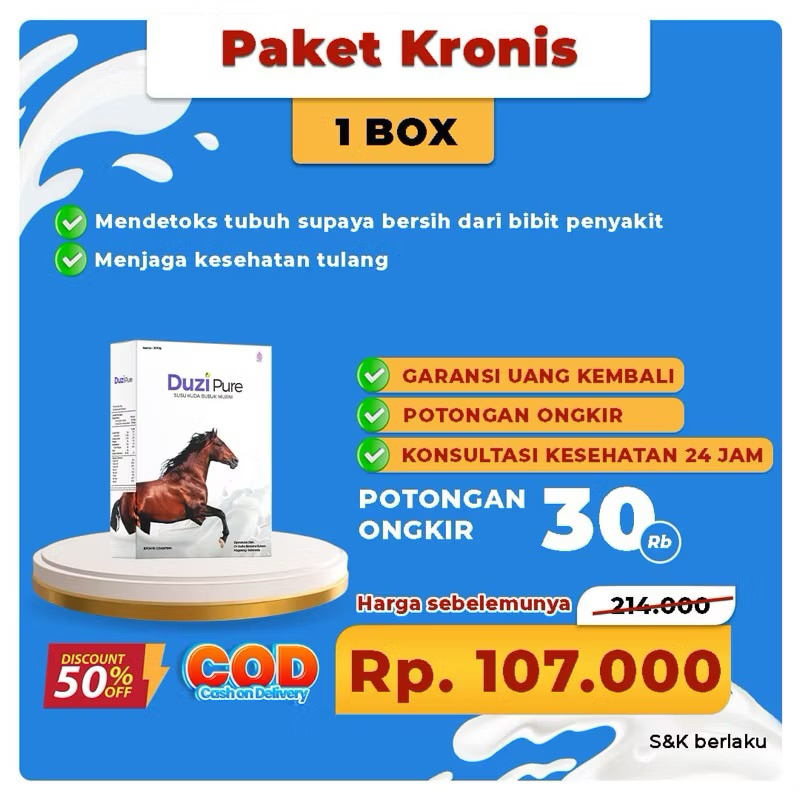 

Duzi Pure || Susu Kuda Liar Sumbawa || 100% Original 200 Gram
