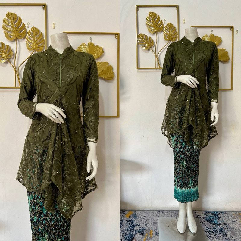 SETELAN KEBAYA BUSUI TILE MODERN/KEBAYA BUSUI TILE FRIENDLY/KEBAYA SERGAMAN PESTA/KEBAYA MEWAH BUSUI