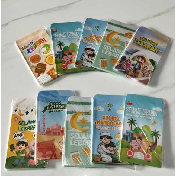 

Amplop Lebaran Idul Fitri (isi 100pcs) Amplop Karakter Angpao Lucu