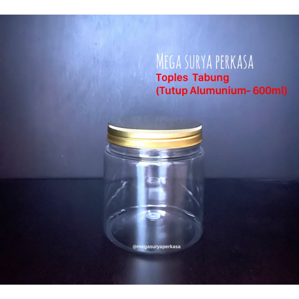 Toples Plastik bening 500 ml Toples  Tabung plastik 500 ml Toples kue 500 ml Kotak