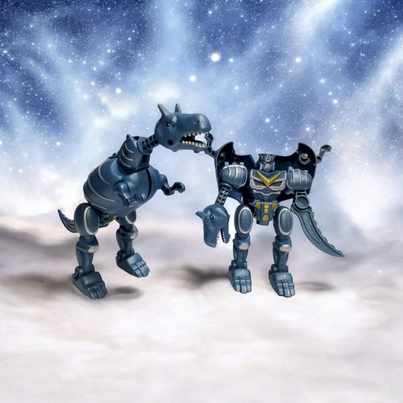 RAMEO 892 mainan anak robot dinosaurus DIY