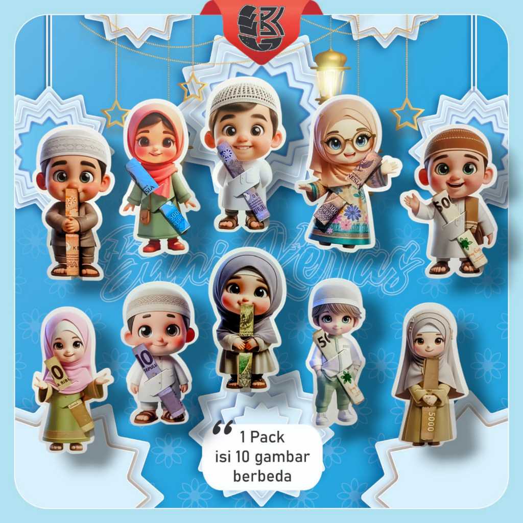 

Amplop Lebaran Gambar Muslim Anak Isi 10 Pcs Berbeda