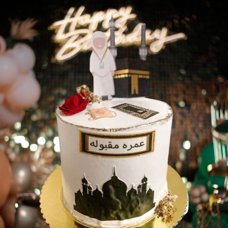 

cake tema ramadhan//custom cake /premium cake
