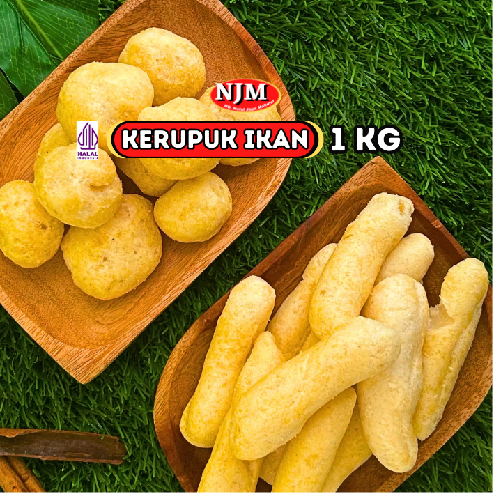 

NJM - KERUPUK IKAN TENGGIRI / amplang / kemplang / krupuk tuiri 1.000gr (1kg)