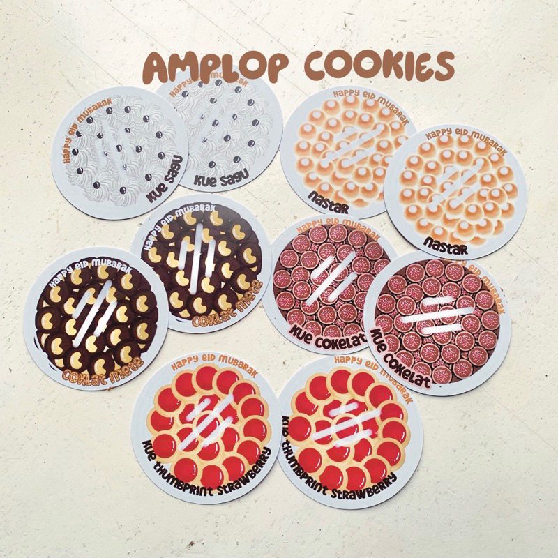 

(10pcs) AMPLOP COOKIES SEDOTAN LEBARAN 2025