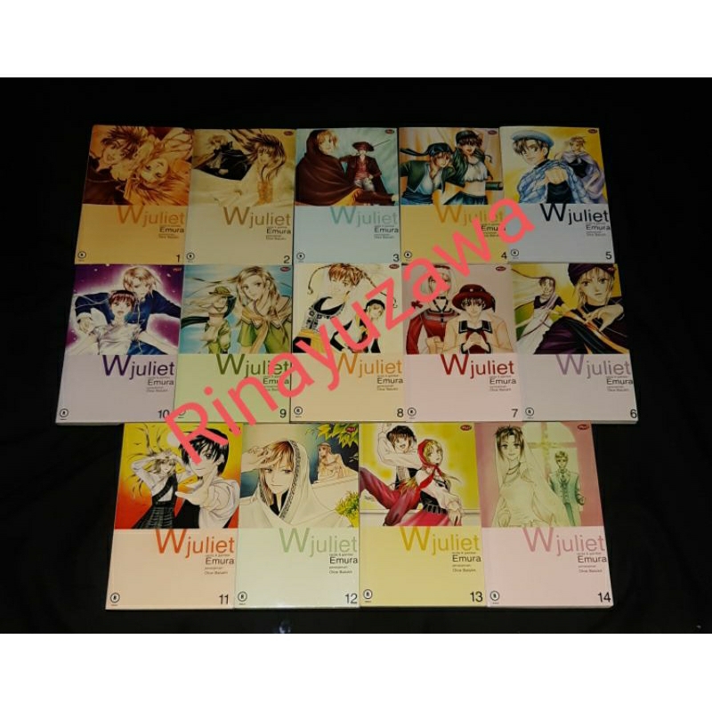 Komik Bekas W Juliet I 1-14 T & W Juliet II 1-3 T by Emura