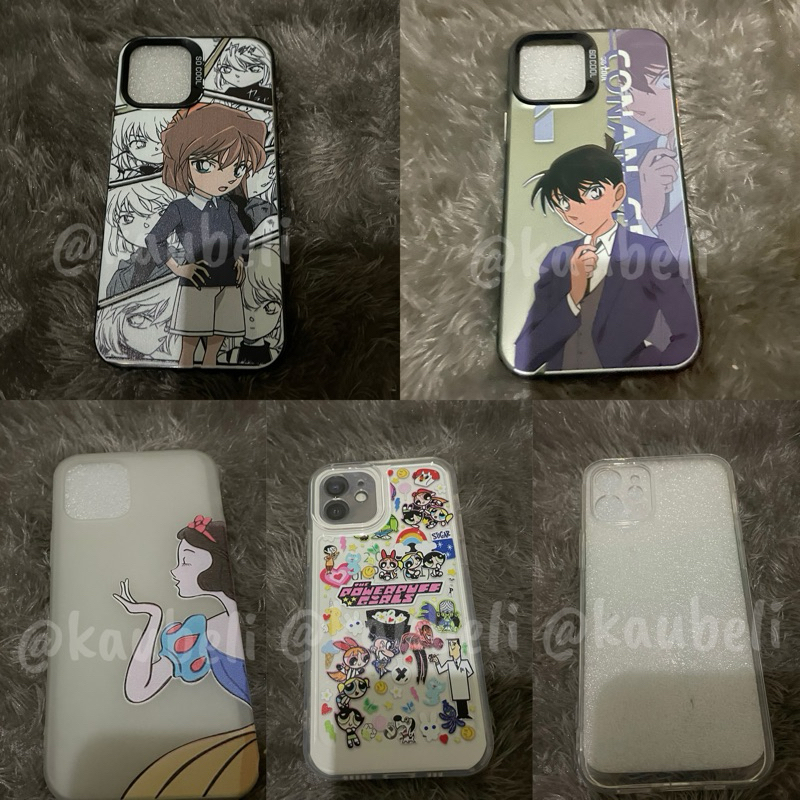 Case iPhone 12 Conan, Haibara, Powerpuff Girls, Snow White
