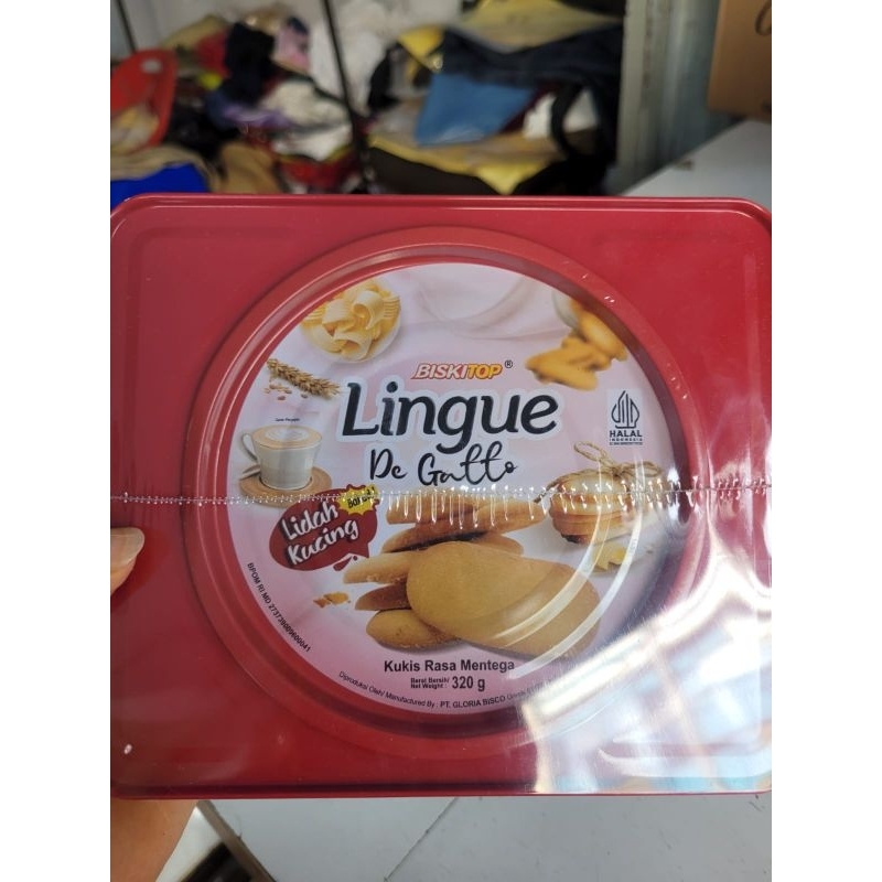 

biskitop lingue de gortto ( kue kering lidah kucing)@ 320 gr