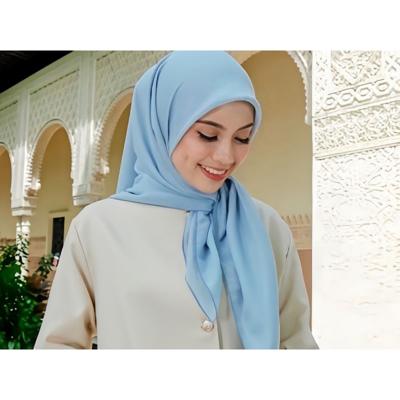 Voila Paris Premium Ori | Hijab segiempat | Anti letoy best seller termurah