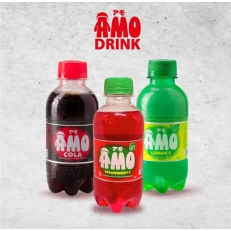 

Amo Cola Minuman Soda Berkarbonasi 200 ml isi 24 Botol / Krat