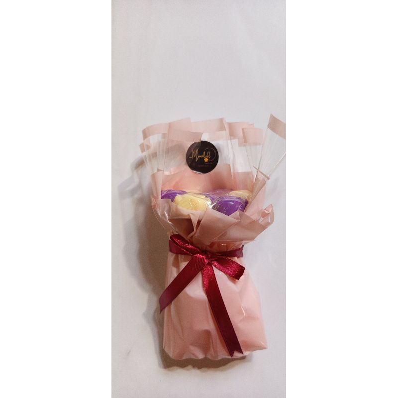 

buket coklat mini THR lebaran dan bonus amplop