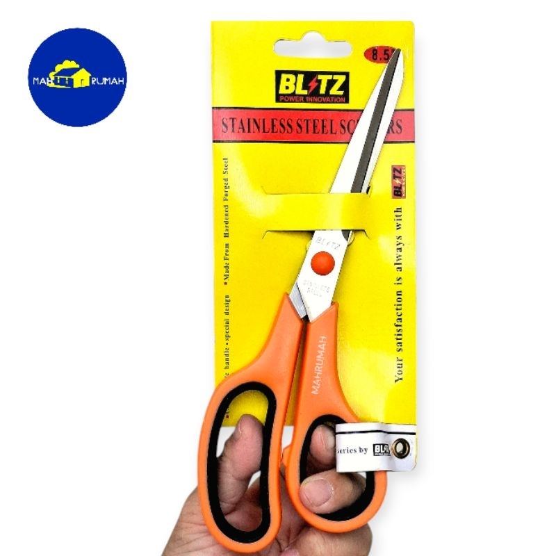 

BLITZ Gunting Kertas Serbaguna Besar 8,5" inch STAINLESS STEEL