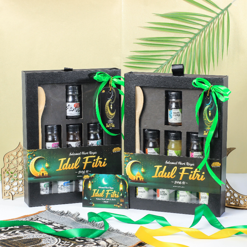 

Sarang Maduku - Hampers Lebaran Idul Fitri Madu Murni Madu Hutan Parcel Lebaran Idul Fitri Gift Raw Honey