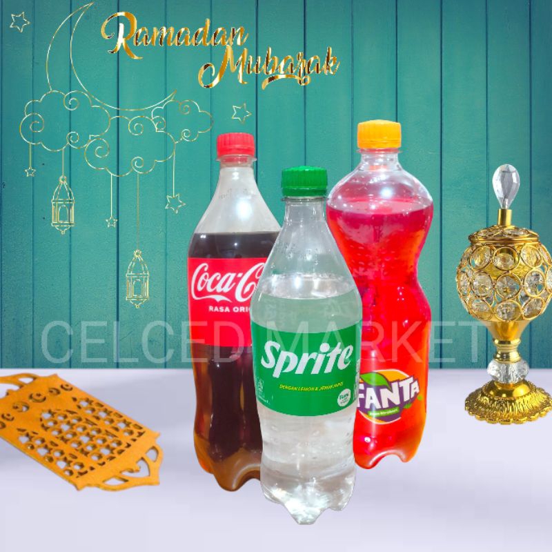 

[KHUSUS GOJEK GRAB] FANTA SPRITE COCA COLA 1 LITER