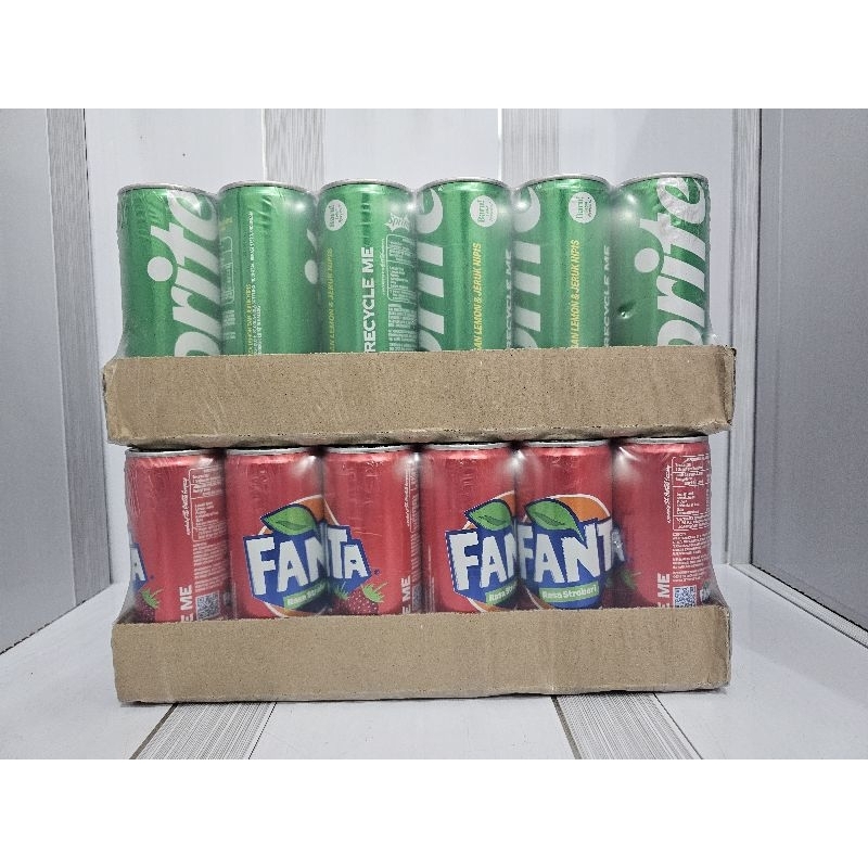 

Sprite - Fanta Kaleng Slim 250ml x 24 Pcs Per Dus