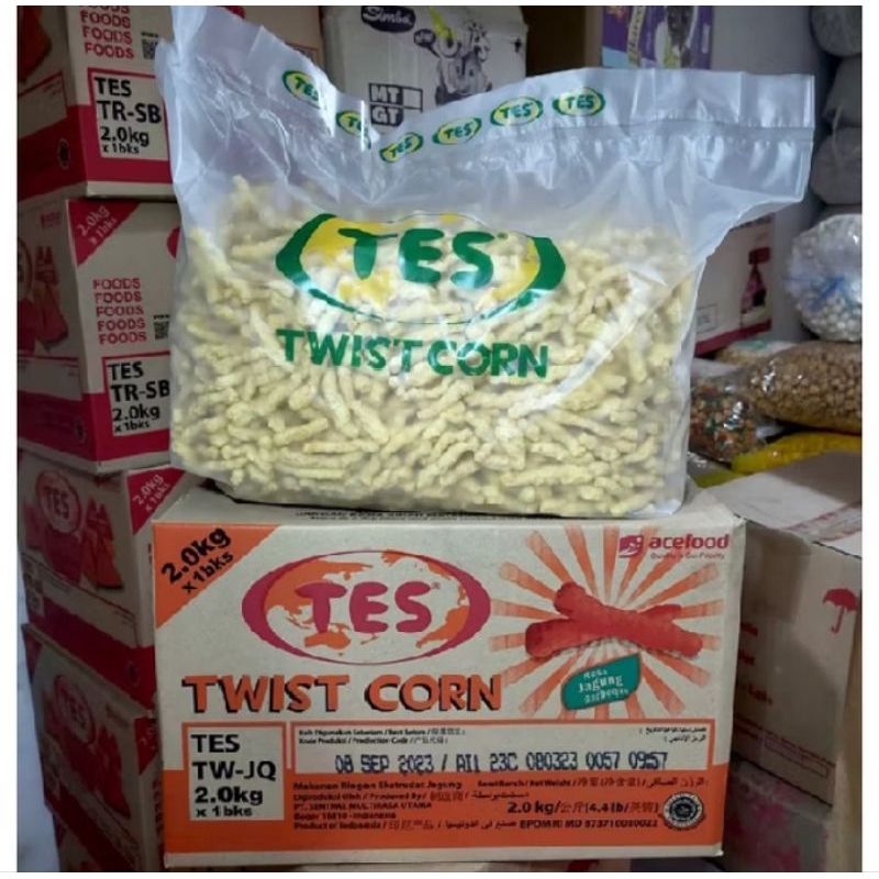 

SNACK VIRAL TWIS CORN TES JAGUNG KEMASAN 1 DUS BERAT 2KG/ALLBAKTI SNACK/SNACK KILOAN MURAH