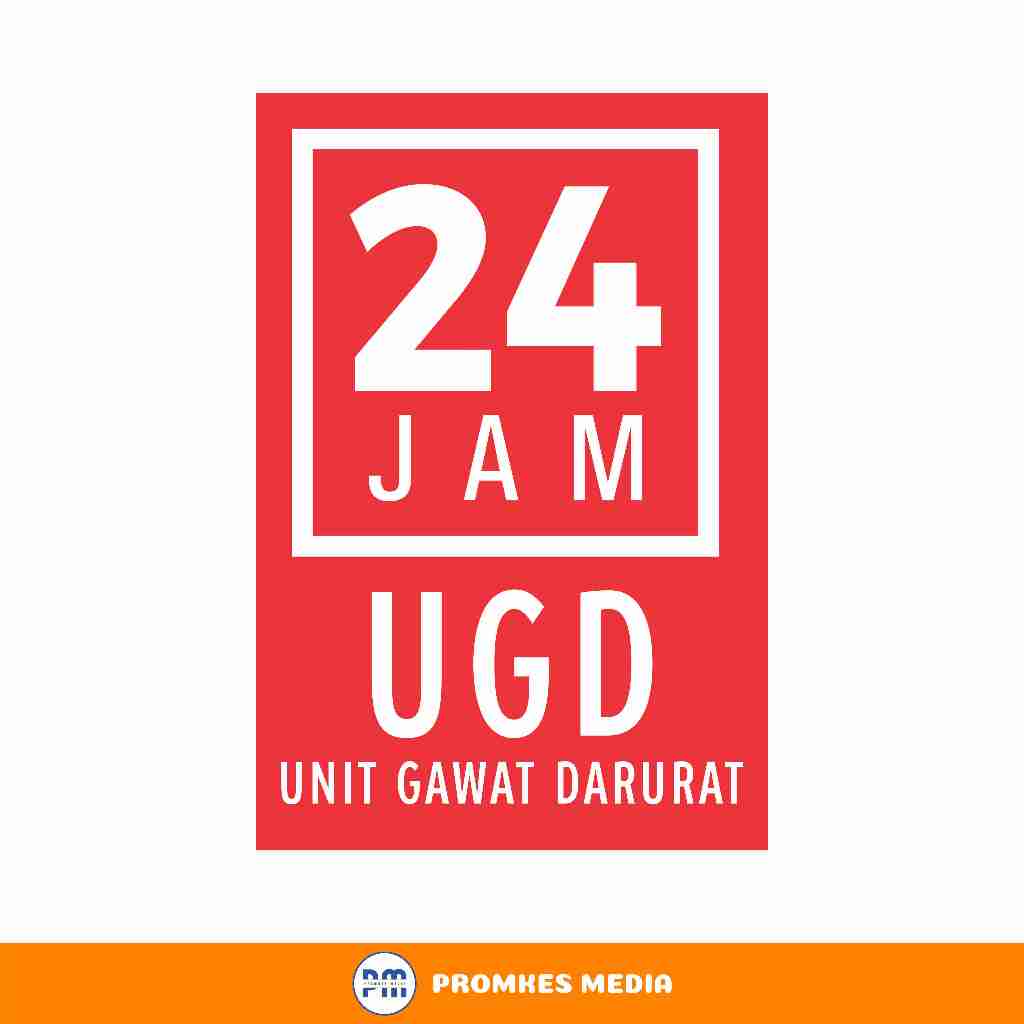 

Stiker UGD, UGD 24 Jam, Unit Gawat Darurat