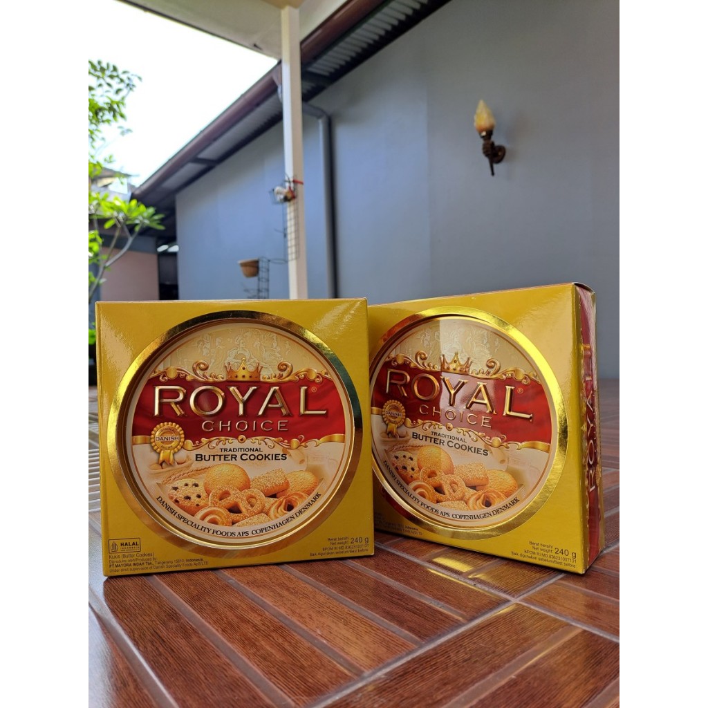 

ROYAL CHOICE BUTTER COOKIES BISKUIT MENTEGA KALENG 240 gr // BISCUIT KUKIS (BISKUIT) KUE KALENG