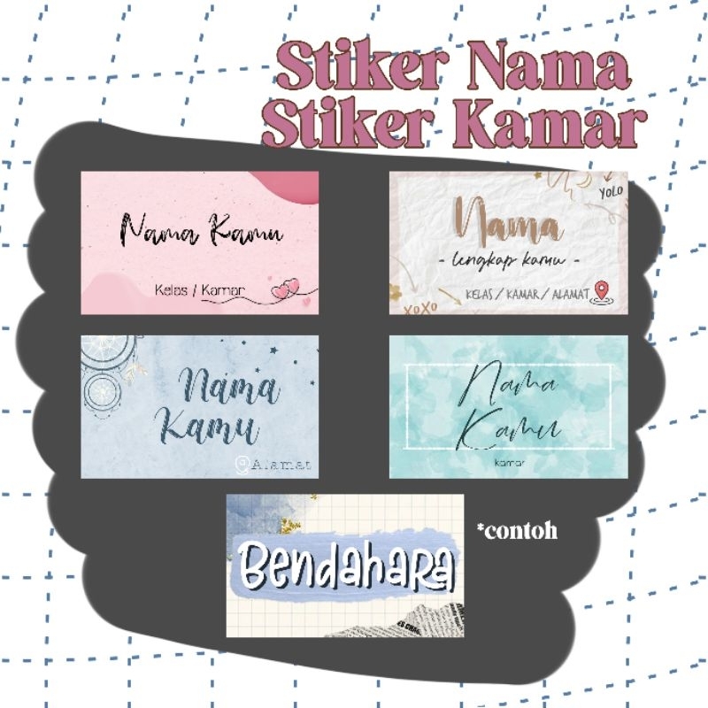 

Stiker KARDUS KAMAR harga satuan