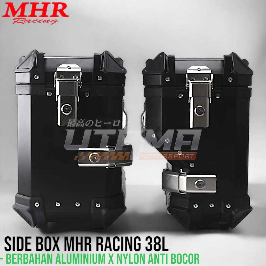 MHR Racing Side Box Samping Aluminium Pannier Set 38L Universal MHR Racing